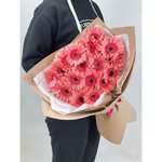 21 Розовая гербера