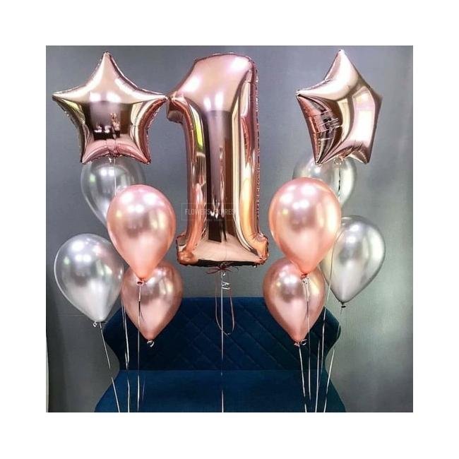 Сет шаров &laquo;В день рождение&raquo;