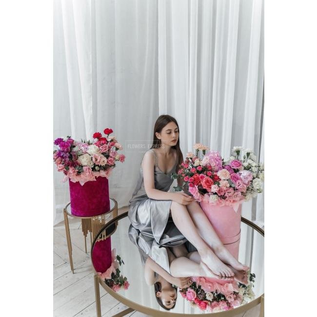 Комната цветов &laquo;Сахарная вата&raquo; (2 композиции)