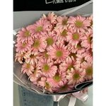 35 Розовых гербер