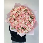 51 Розовая кустовая роза