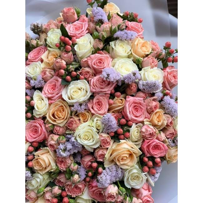 Сборный букет &laquo;Сливочный десерт&raquo;