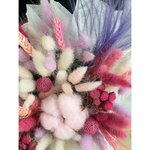 Композиция из сухоцветов &laquo;Пурпурный взрыв&raquo;