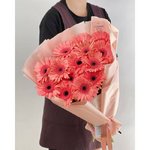 15 Розовых гербер