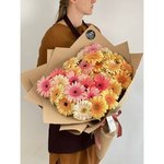 Микс из 35 гербер