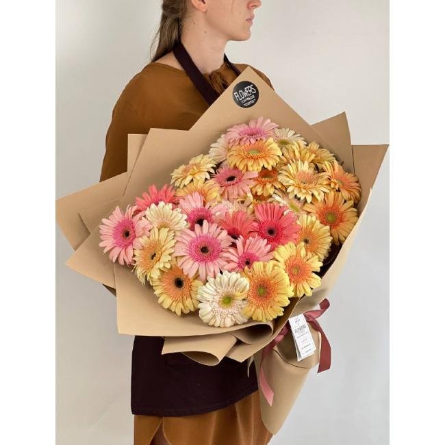 Микс из 35 гербер