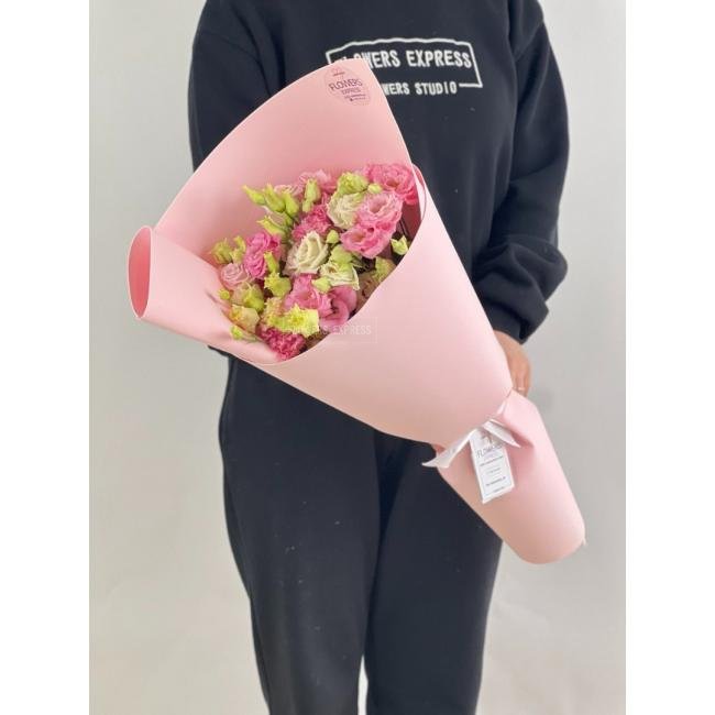 Монобукет из эустом &laquo;Настроение&raquo;