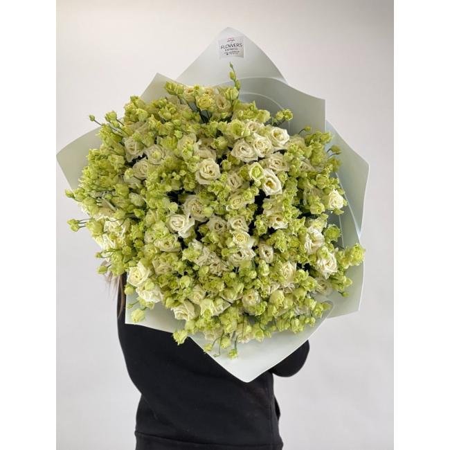 Монобукет из эустом &laquo;Цветущий рай&raquo;