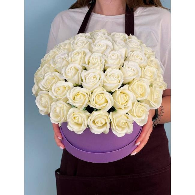 Композиция с розами из мыла &laquo;Сон&raquo;