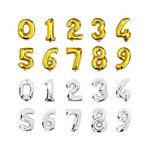 Фольгированные цифры в ассортименте