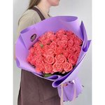 35 Розовых роз