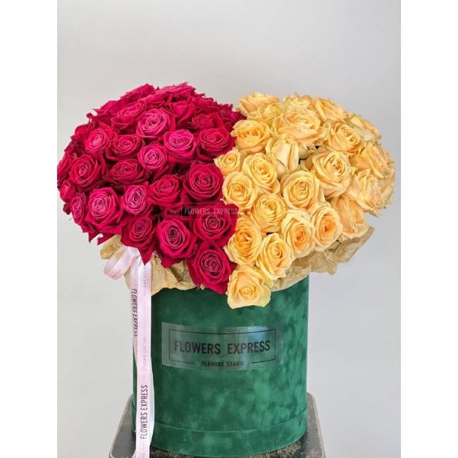 Цветочная коробка &laquo;Аромат нежности&raquo;