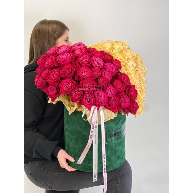 Цветочная коробка &laquo;Аромат нежности&raquo;