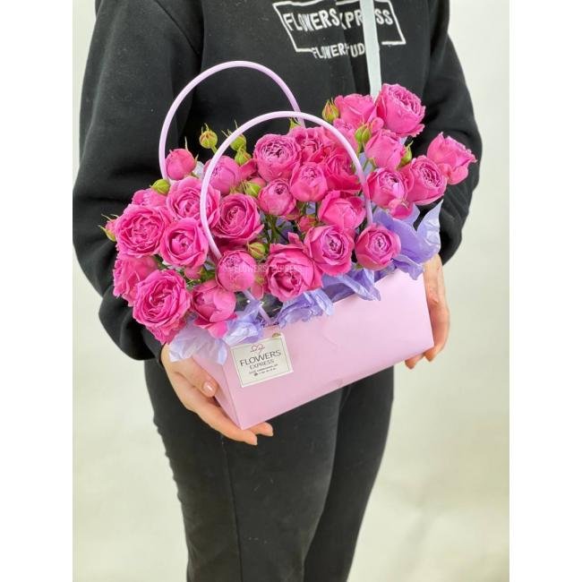 Цветочная сумочка &laquo;Пурпурный восторг&raquo;