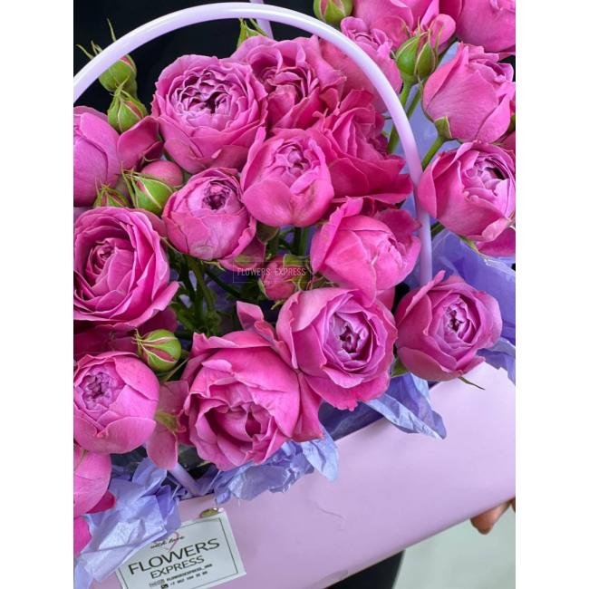 Цветочная сумочка &laquo;Пурпурный восторг&raquo;