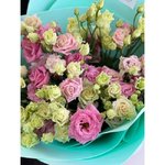 Монобукет из эустом &laquo;Тёплые мгновения&raquo;