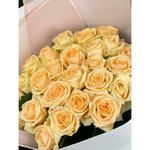 25 Кремовых роз