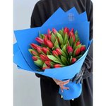 35 Красных тюльпанов