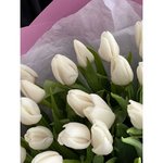 25 Белых тюльпанов