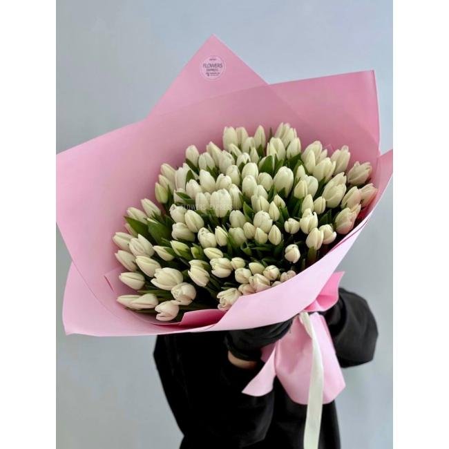 101 Белый тюльпан