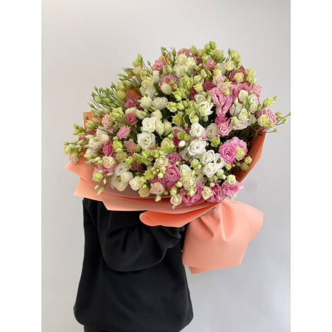 Монобукет из эустом &laquo;Любовное послание&raquo;